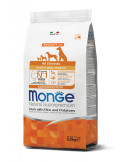 Monge spec. line monoprotein puppy sausas pašaras visų veislių jauniems šuniukams su antiena, ryžiais ir bulvėmis 2,5kg