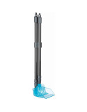 TRIXIE  Išmatų semtuvas su grėbliu, 57-102 cm, pilka-mėlyna