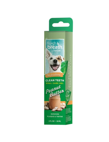 Tropiclean Fresh Breath Peanut butter dantų valymo gelis - 59 ml