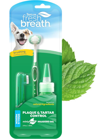 Tropiclean Fresh Breath šunų dantų valymo rinkinys