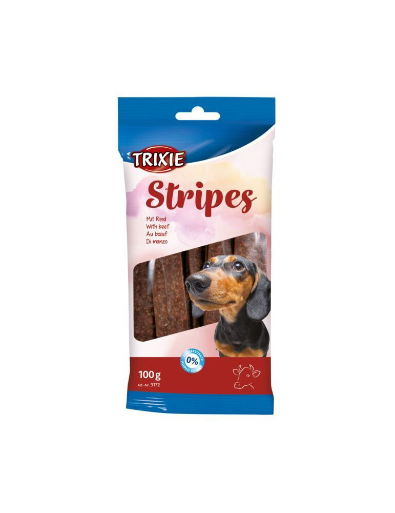 TRIXIE Juostelės, jautiena, 10 vnt.-100 g TRIXIE Juostelės, jautiena, 10 vnt.-100 g
