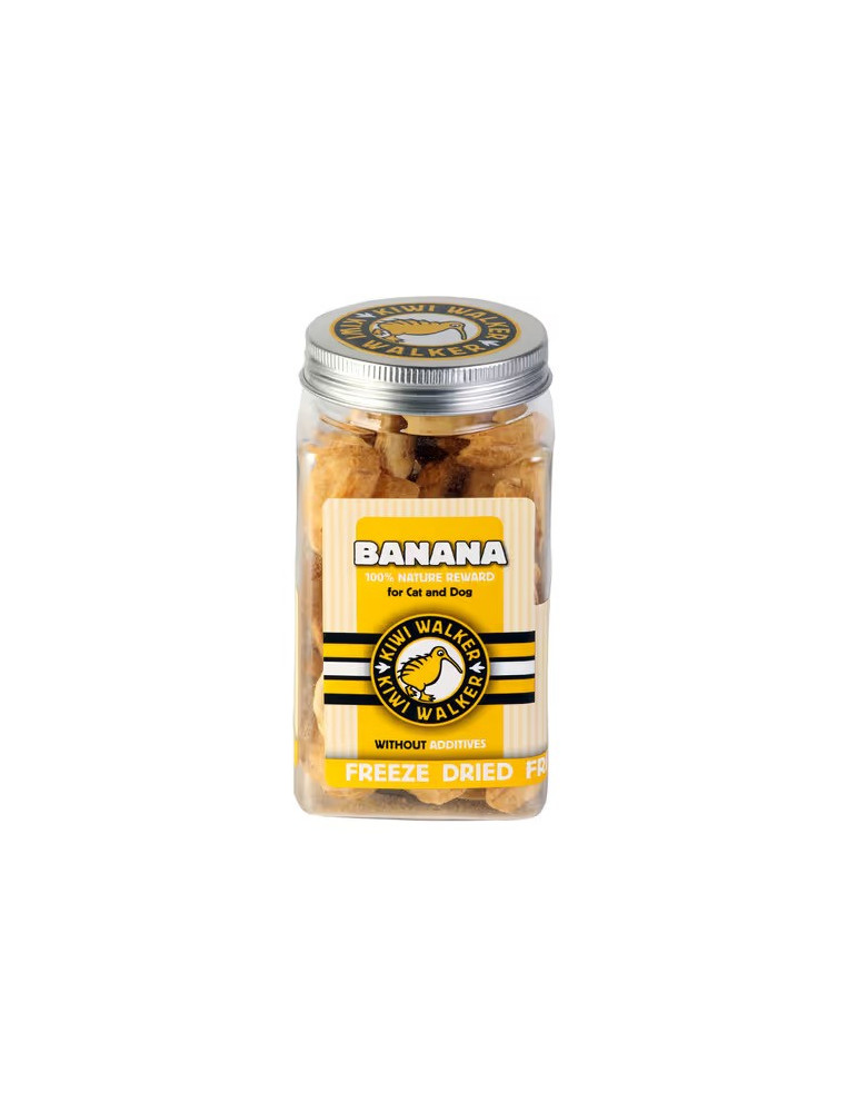 KIWI Walker liofilizuoti bananų skanėstai - 70g KIWI Walker liofilizuoti bananų skanėstai - 70g
