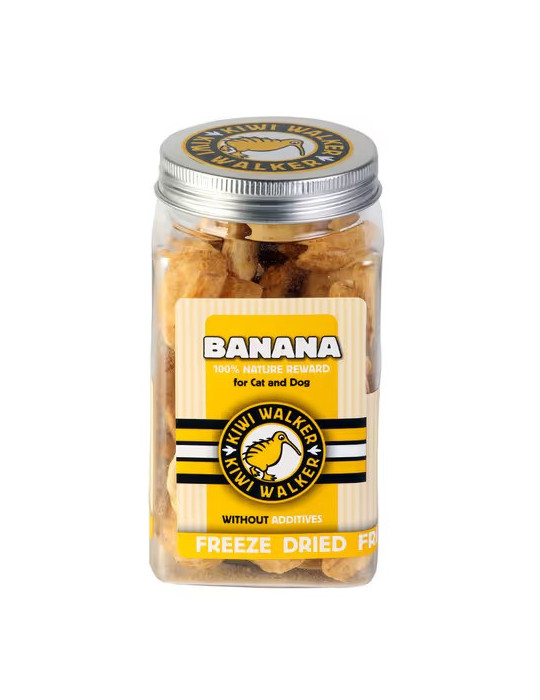 KIWI Walker liofilizuoti bananų skanėstai - 70g KIWI Walker liofilizuoti bananų skanėstai - 70g