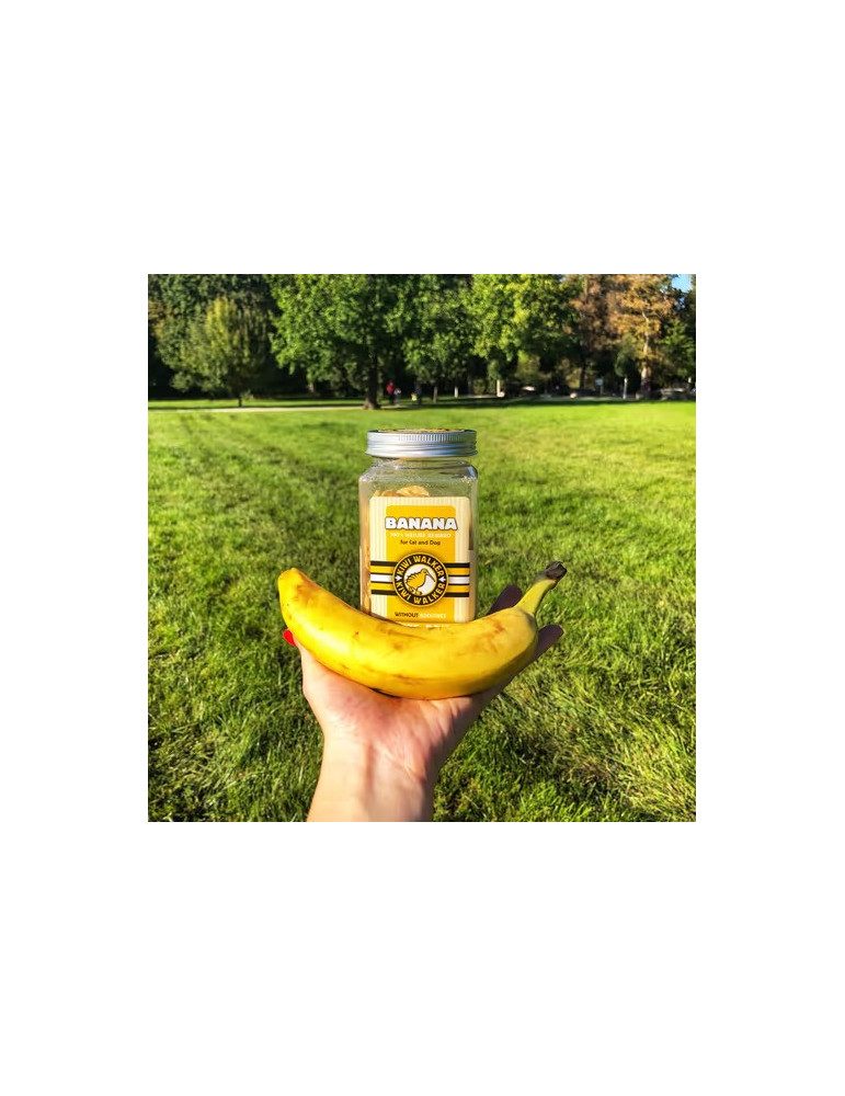 KIWI Walker liofilizuoti bananų skanėstai - 70g