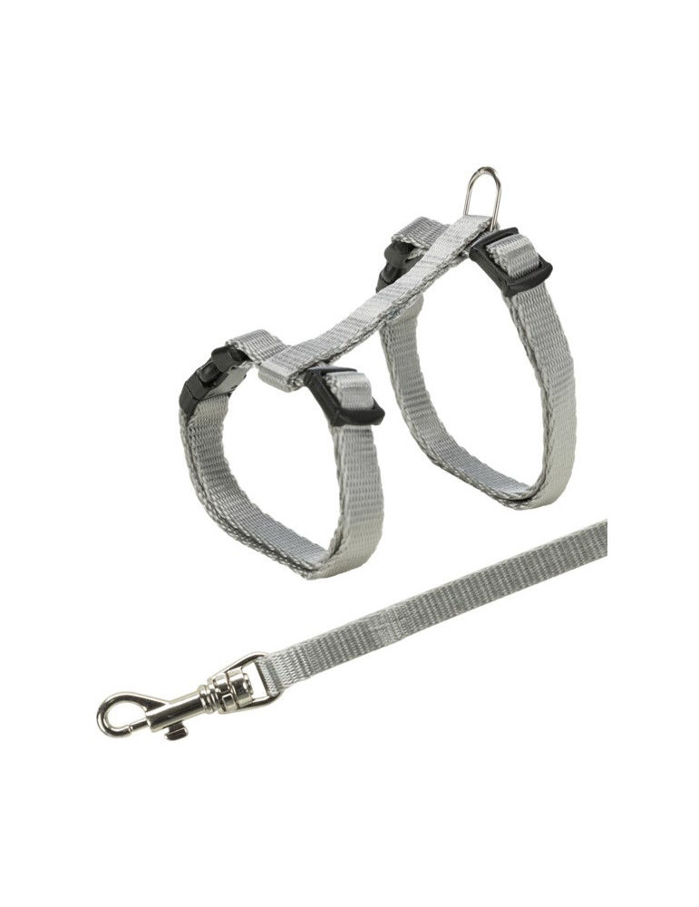 TRIXIE  Junior Kačiukų petnešos su pavadėliu, 19-31 cm-8 mm, 1.20 m TRIXIE  Junior Kačiukų petnešos su pavadėliu, 19-31 cm-8 mm, 1.20 m