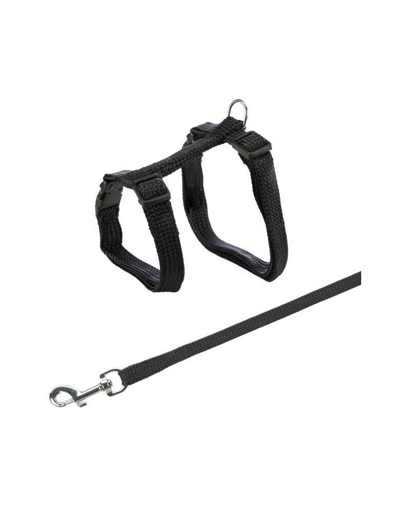 TRIXIE  Kačių petnešos su pavadėliu, Snap, Easy, 22-42 cm-10 mm, 1.25 m TRIXIE  Kačių petnešos su pavadėliu, Snap, Easy, 22-42 cm-10 mm, 1.25 m