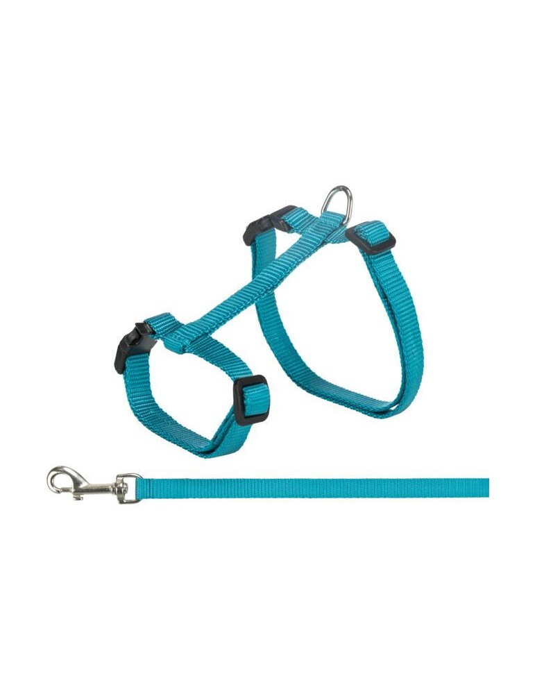 TRIXIE  Kačių petnešos su pavadėliu, XXL, 34-57 cm-13 mm, 1.20 m TRIXIE  Kačių petnešos su pavadėliu, XXL, 34-57 cm-13 mm, 1.20 m