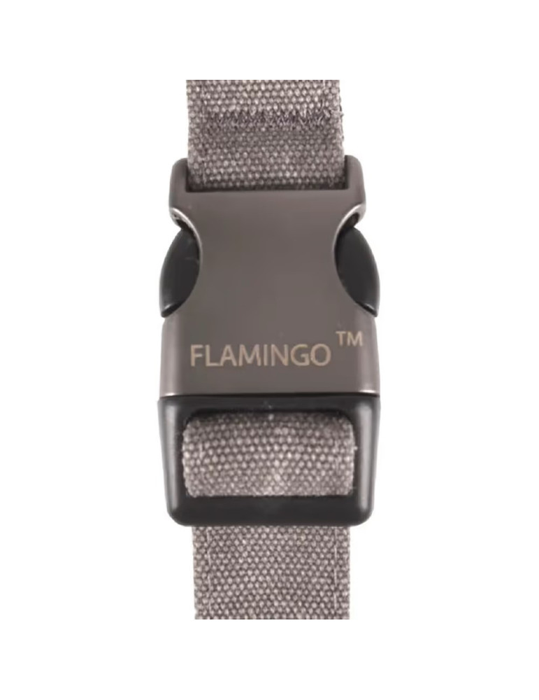 Flamingo Oxana Grey reguliuojamas antkaklis šunims
