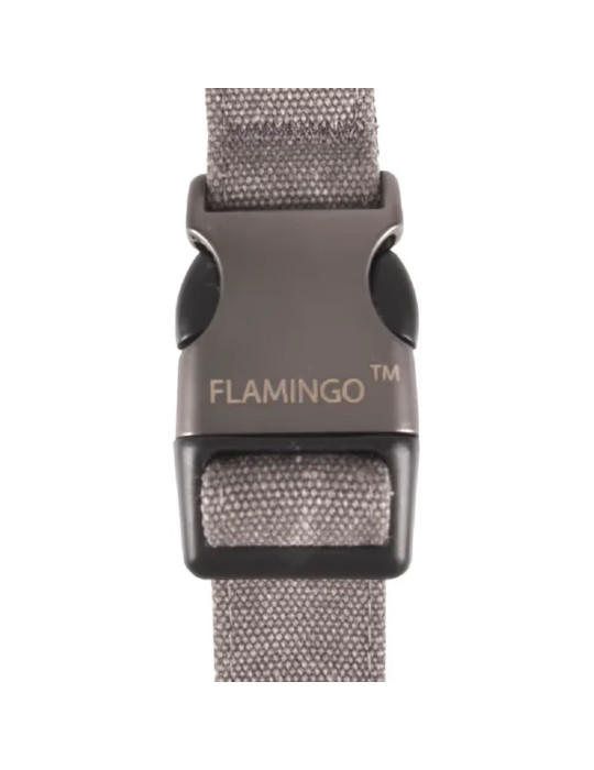 Flamingo Oxana Grey reguliuojamas antkaklis šunims
