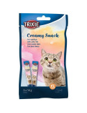 TRIXIE kreminis skanėstas katėms su tunu ir balta žuvim, 5x14 g