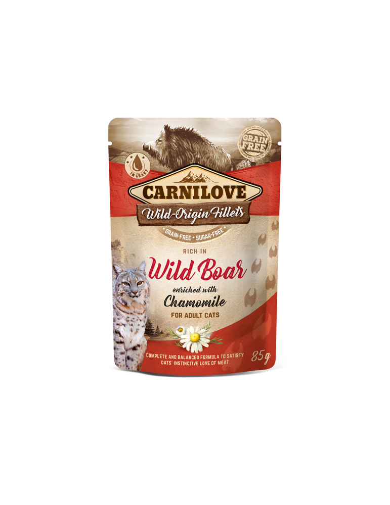 Carnilove konservai katėms su šerniena - 85g Carnilove konservai katėms su šerniena - 85g