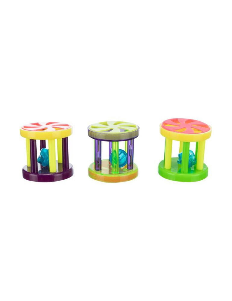 TRIXIE  Ball-roll, plastm., ø 4.5 cm TRIXIE  Ball-roll, plastm., ø 4.5 cm