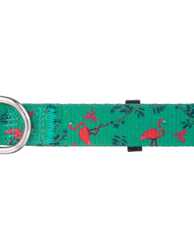 Flamingo Collar Samar Green – reguliuojamas antkaklis šunims