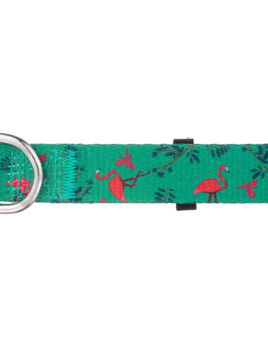 Flamingo Collar Samar Green – reguliuojamas antkaklis šunims