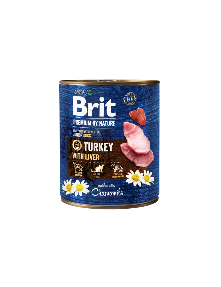 Brit Premium konservai šunims su kalakutiena - 400 g Brit Premium konservai šunims su kalakutiena - 400 g