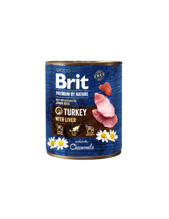 Brit Premium konservai šunims su kalakutiena - 400 g Brit Premium konservai šunims su kalakutiena - 400 g