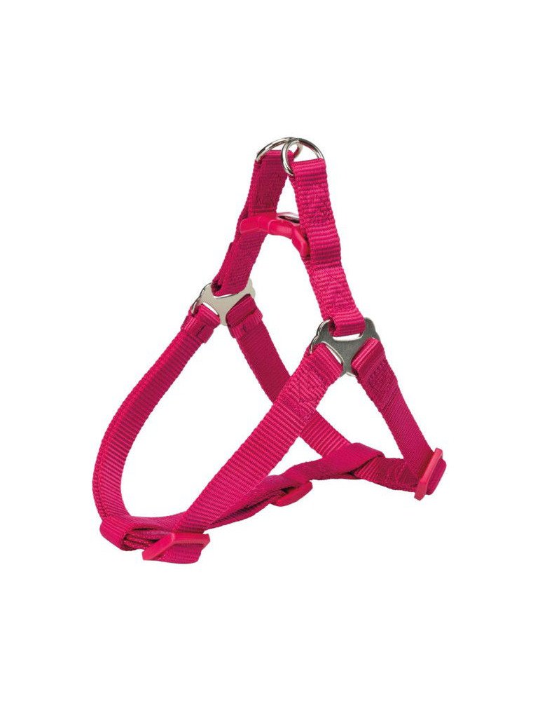 TRIXIE Premium One Touch petnešos, M 50-65cm/20mm, fuksia