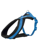 TRIXIE Premium touring petnešos, M 45-80cm/25mm, mėlynos