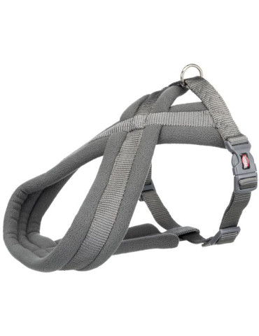 TRIXIE Premium touring petnešos, S-M 40-70cm/20mm, grafito
