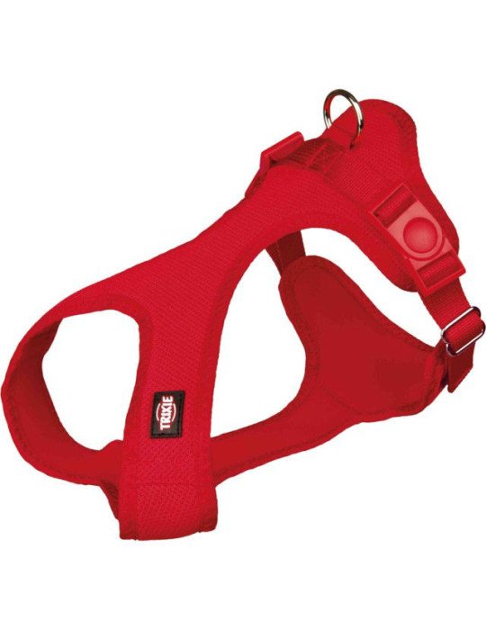 TRIXIE Comfort Soft touring petnešos, S 33-50cm/20mm, raudonos