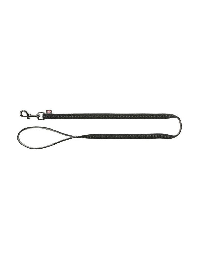 TRIXIE Softline Elegance pavadys, M-L 1m/20mm, juodas/grafito