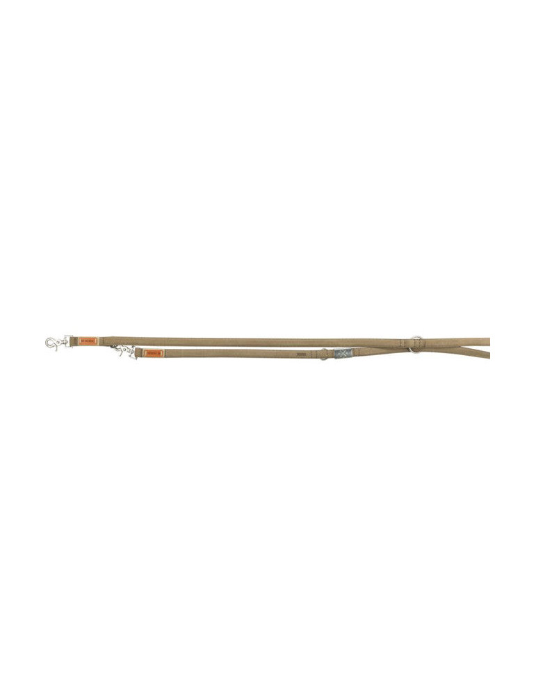 TRIXIE BE NORDIC pritaikomas pavadys, oda M-L 2m/20mm, smėlio TRIXIE BE NORDIC pritaikomas pavadys, oda M-L 2m/20mm, smėlio