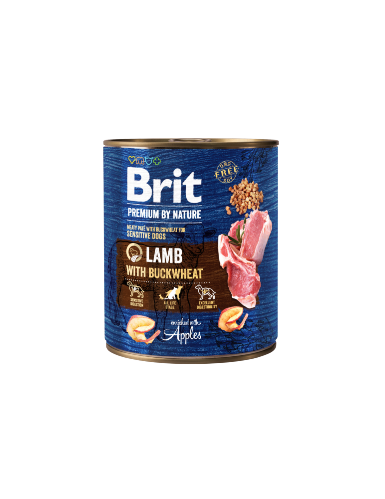 Brit Premium konservai šunims su ėriena - 400g