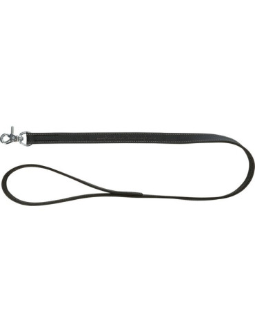 TRIXIE Rustic odinis pavadys Heartbeat, M-L 1m/20mm, juodas