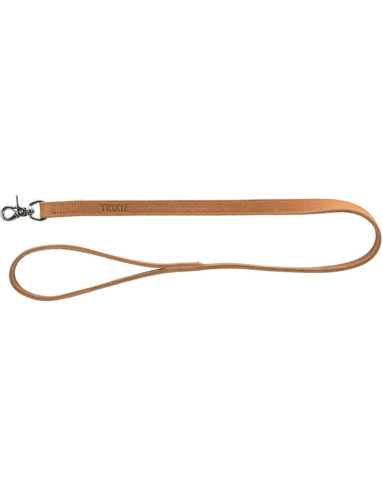 TRIXIE Rustic rieb. odos pavadys Heartbeat, M-L 1m/20mm, rudas TRIXIE Rustic rieb. odos pavadys Heartbeat, M-L 1m/20mm, rudas