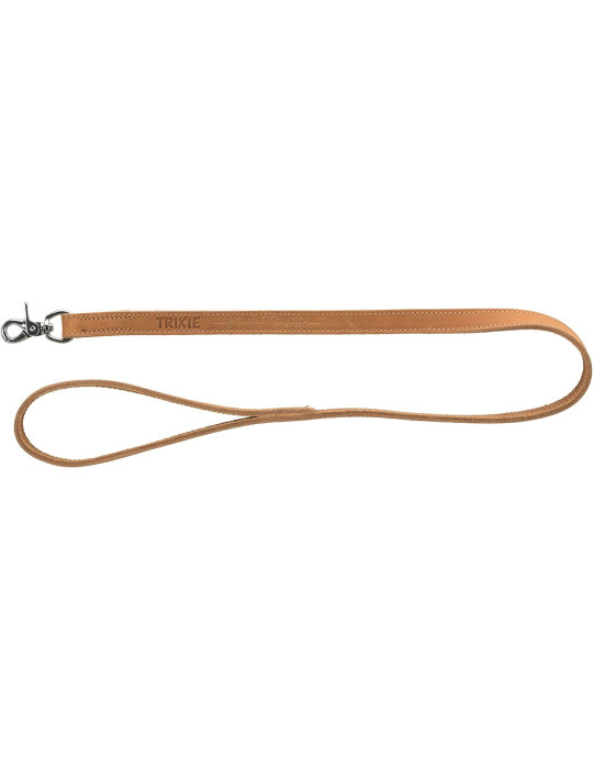 TRIXIE Rustic rieb. odos pavadys Heartbeat, M-L 1m/20mm, rudas TRIXIE Rustic rieb. odos pavadys Heartbeat, M-L 1m/20mm, rudas