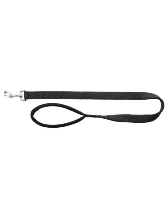 TRIXIE Premium pavadys, ilgas, M-L 1.8m/20mm, juodas