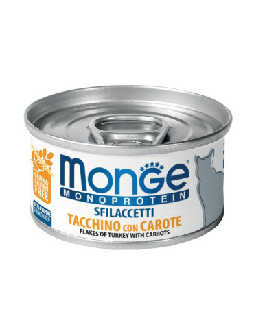Monge Monoprotein dribsniai katėms su kalakutiena 80g