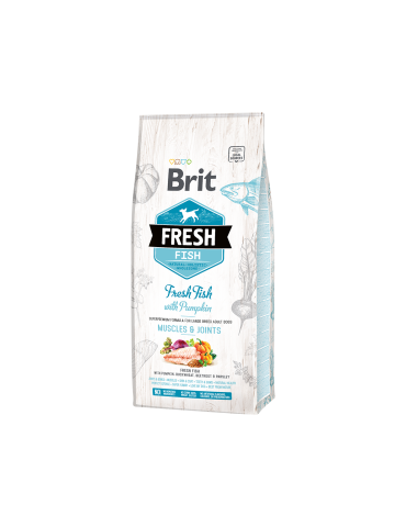 Brit Fresh sausas maistas dideliems šunims  su žuvimi - 2,5kg