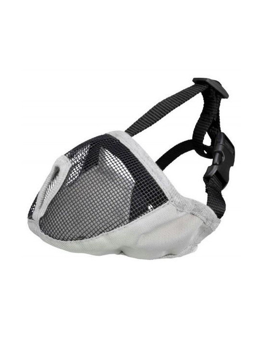 TRIXIE Antsnukis bukanosiams šunims, poliesteris, S pilkas