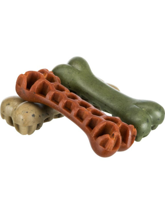 TRIXIE Denta Fun Veggie kaulas su tuštumomis ir dumbliais, 12cm, 58 g TRIXIE Denta Fun Veggie kaulas su tuštumomis ir dumbliais, 12cm, 58 g
