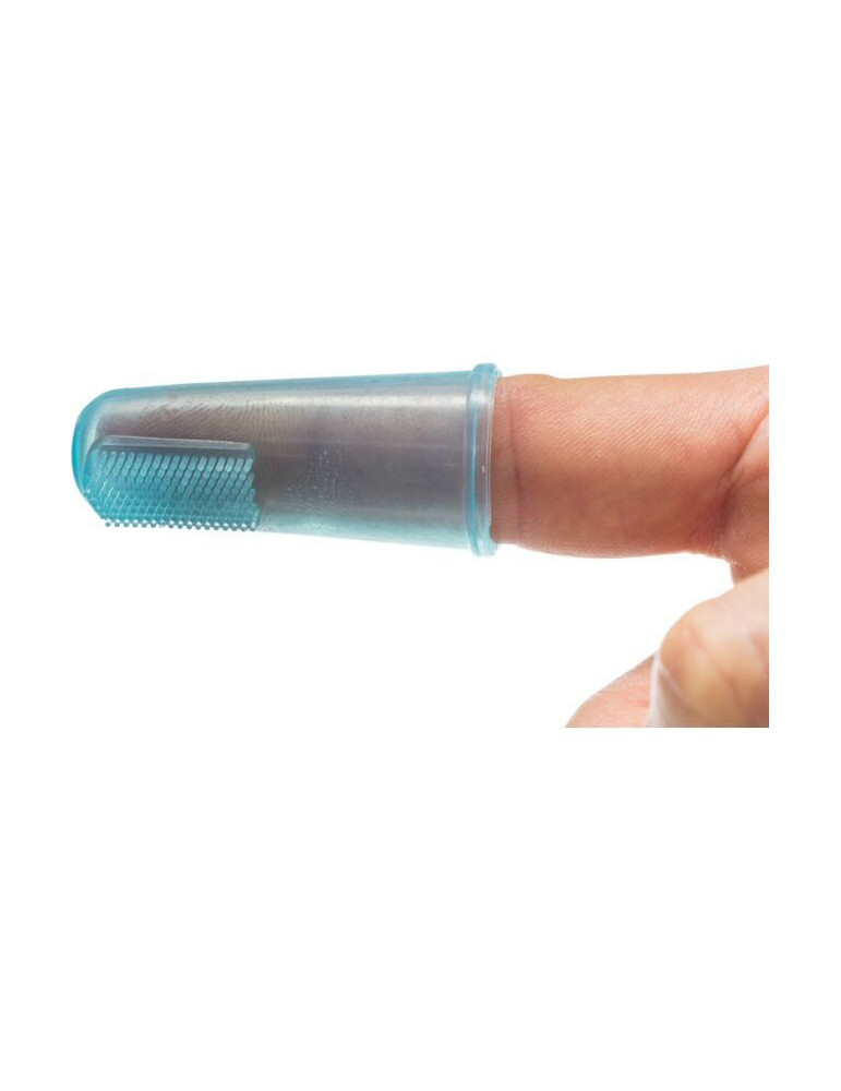 TRIXIE Dantų šepetėlių ant pirštų rinkinys, silik., šunims katėms, 6cm, 2 vnt TRIXIE Dantų šepetėlių ant pirštų rinkinys, silik., šunims katėms, 6cm, 2 vnt