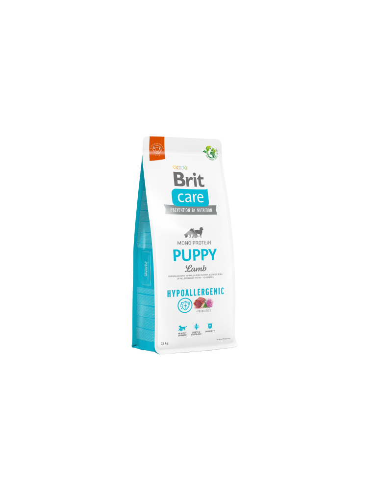 Brit Care hipoalerginis sausas maistas šuniukams su ėriena - 1kg Brit Care hipoalerginis sausas maistas šuniukams su ėriena - 1kg