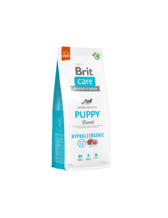 Brit Care hipoalerginis sausas maistas šuniukams su ėriena - 1kg Brit Care hipoalerginis sausas maistas šuniukams su ėriena - 1kg
