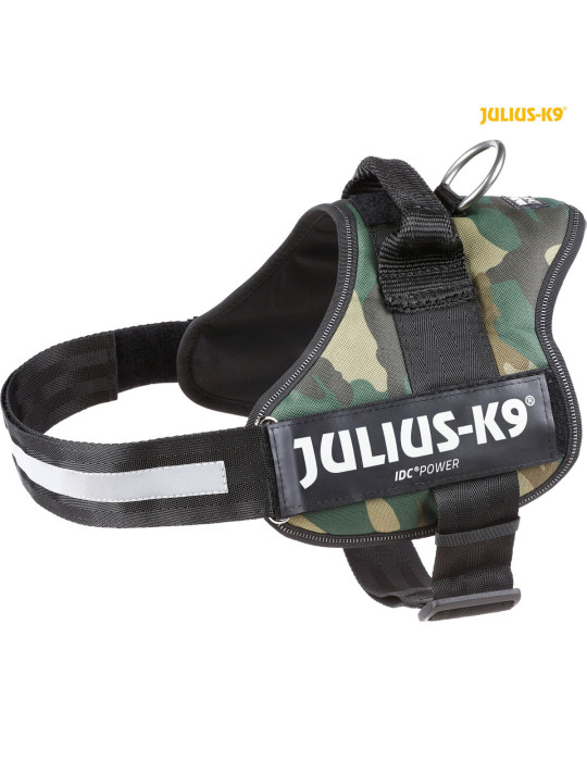 K9®Petnešos šuniui, M/0: 58–76 cm/40 mm, kamufliažinės K9®Petnešos šuniui, M/0: 58–76 cm/40 mm, kamufliažinės