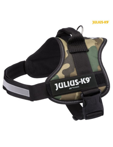 Julius K9 Petnešos šuniui XL/2: 71–96 cm/50 mm, kamufliažinės