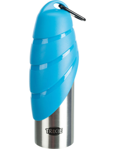 TRIXIE Gertuvė butelis su dubenėliu, nerūd. plienas/plastikas, 0.75 l