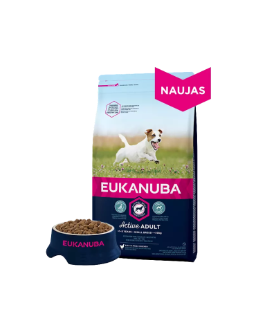Eukanuba Active sausas maistas šunims su vištiena - 3kg