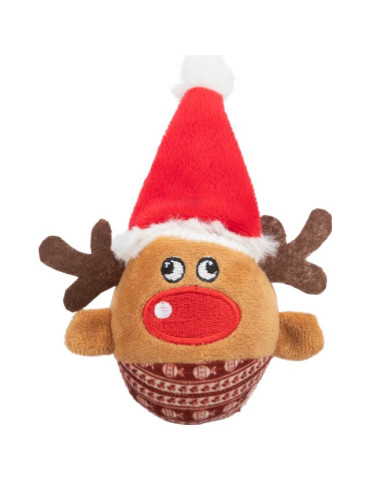 TRIXIE Xmas Elnias pliušinis žaislas su barškučiu