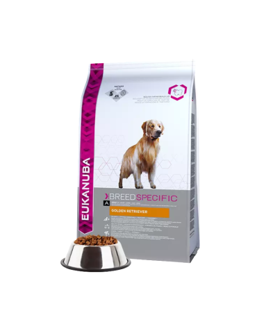 Eukanuba Golden Retriever sausas maistas su vištiena - 12kg