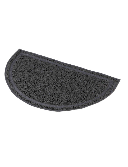 TRIXIE Kilimėlis prie tualeto, pusiau apvalus, PVC, 59x35 cm, antracito TRIXIE Kilimėlis prie tualeto, pusiau apvalus, PVC, 59x35 cm, antracito
