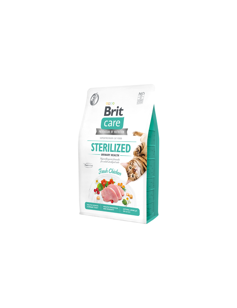 Brit Care sausas maistas sterilizuotoms katėms su vištiena - 400g Brit Care sausas maistas sterilizuotoms katėms su vištiena - 400g