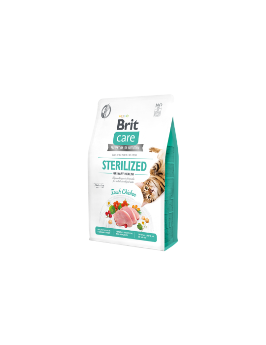Brit Care sausas maistas sterilizuotoms katėms su vištiena - 400g Brit Care sausas maistas sterilizuotoms katėms su vištiena - 400g