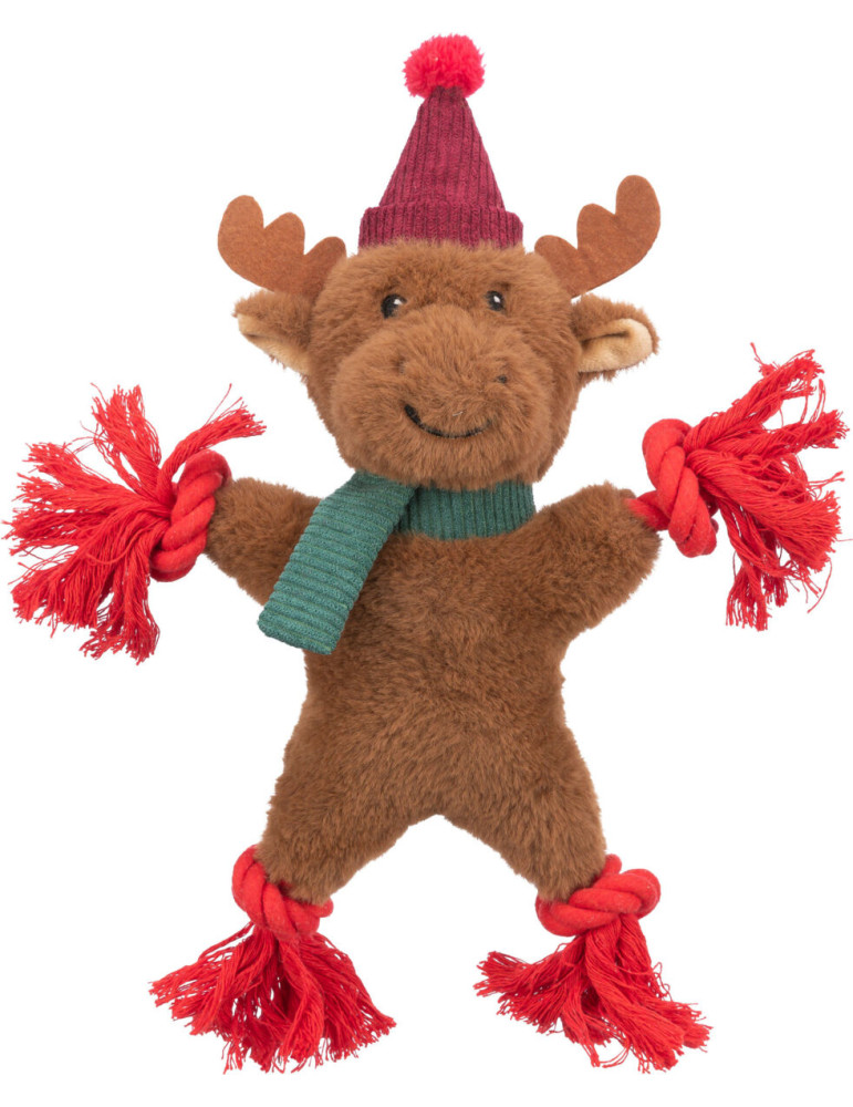 TRIXIE Xmas elnias, pliušas/virvė, 32 cm