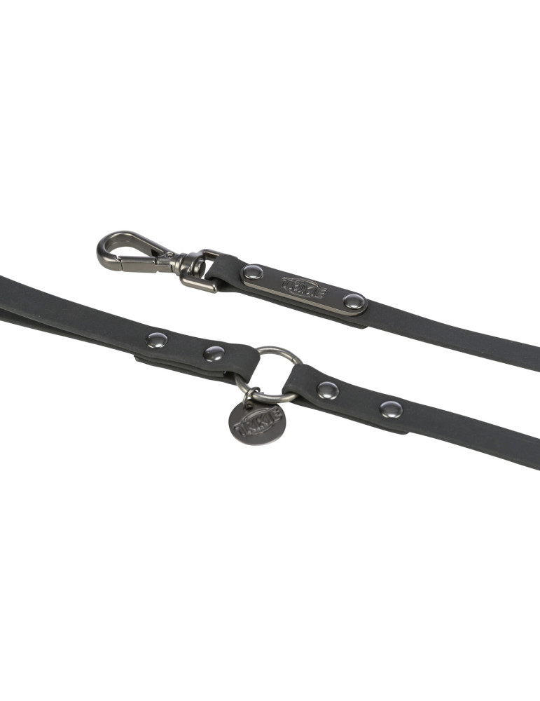 TRIXIE CityStyle pavadys, PVC, S-M: 1.20 m/13 mm, juodas
