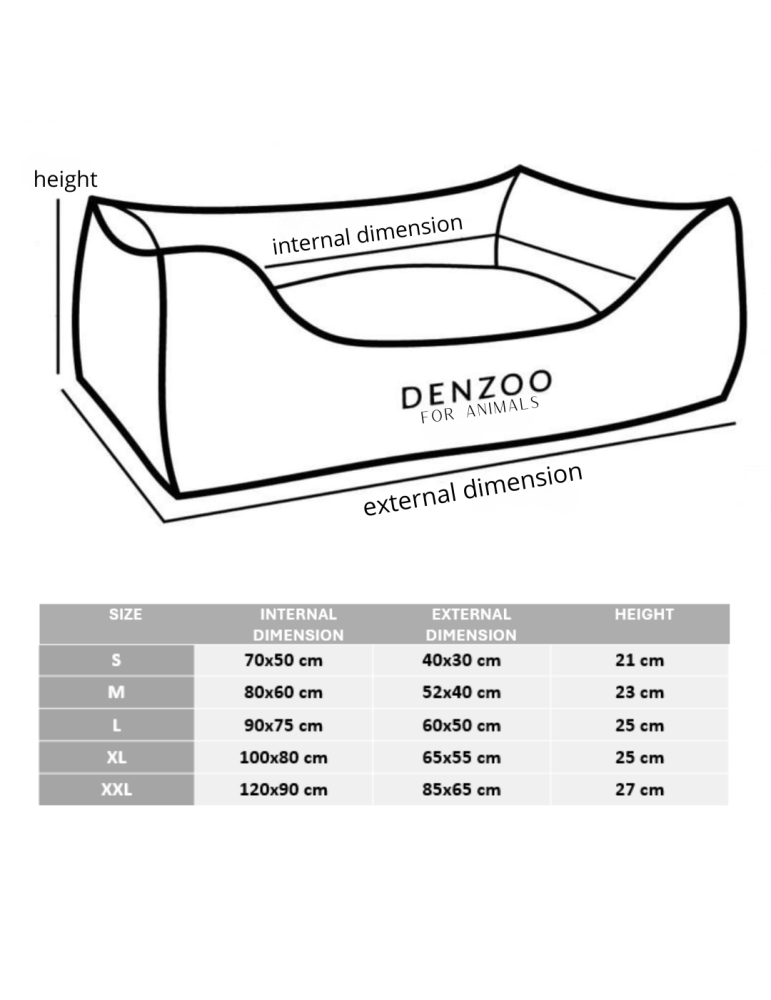 Ortopedinė šunų lova Denzoo Milano - BEIGE